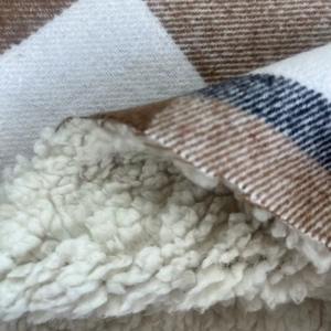 Abrigo de invierno para niños, Tweed teñido con hilo, camisa de lana unida, tela Jacquard tejida, Vestido de estilo liso para prendas de vestir - Product Image 2