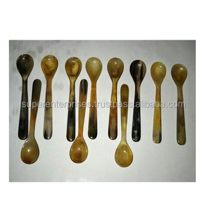 Couverts en corne Double couleur cuillère cuillères brillantes meilleurs ensembles de couverts - Product Image 6