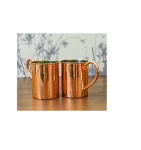 Taza de mula de cobre de gran capacidad con agarre ergonómico y superficie interior lisa para fiestas, bodas o entretenimiento en el hogar - Product Image 2