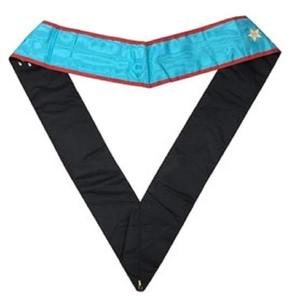 สายสะพายมาสเตอร์พิธีกรรมสก็อตแลนด์ ลายสามดาวอะคาเซีย สำหรับสมาชิกฟรีเมสัน รับประกันสีสันครบถ้วน ความกว้าง: 11 ซม. - Product Image 3