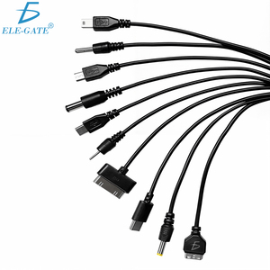 Portable 10-in-1 USB <b>Charging</b> <b>Cable</b> 20 cm with Plastic Material Compatible with Various Devices - Product Image 1