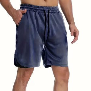 Gym Shorts for Men Casual Mid Waist Solid Quick Dry Breathable Lightweight Training Fitness Workout Comfortable Durable - Product Image 2