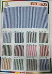 Venta al por mayor de poliéster de algodón tela Oxford raya hilo teñido tejido para prendas y cortinas - Product Image 3