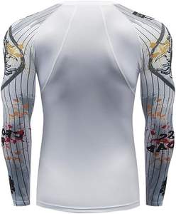 เสื้อรัดกล้ามเนื้อแขนยาวสำหรับผู้ชายดีไซน์กราฟิกตัวหนาระบายอากาศได้และใส่สบาย - Product Image 3