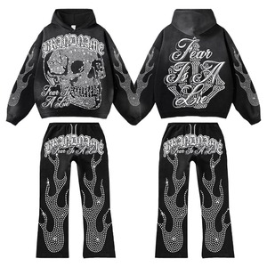 Survêtement en molleton lourd pour hommes, tissu en coton, matériau GSM élevé, adapté à la course en plein air et au style de vie décontracté - Product Image 6