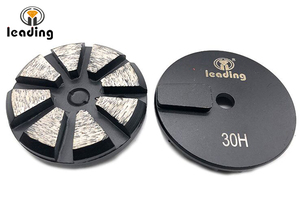 Disque de meulage TERRCO compatible 3 pouces (80 mm) avec système de changement de vitesse, huit segments à bords biseautés pour la préparation des surfaces en béton - Product Image 3