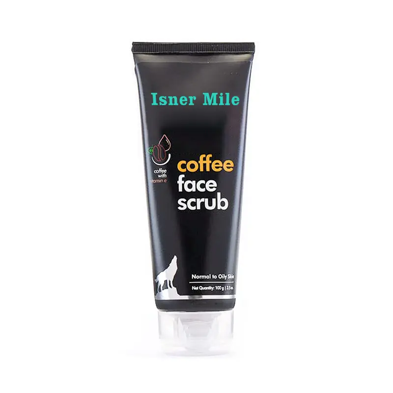 Caffè esfoliante Scrub per il viso per la rimozione di punti neri per la pelle di lucidatura della pelle esfoliante SLS Paraben Free detergente per il viso