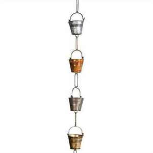 Chaîne de pluie design seau pour la maison et le jardin – Fabricant et exportateur – Fournisseur de chaînes de pluie de jardin très demandées - Product Image 3