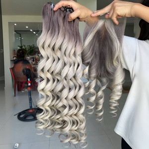 ผมตรงธรรมชาติคุณภาพสูงสุด ราคาสุดคุ้ม  แบบไล่สี (ออมเบร) ผมแท้เวียดนาม  ชุดต่อผมพร้อมปิดผม  2025 - Product Image 3