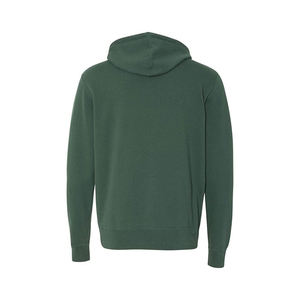 Sweat à capuche d'hiver pour homme de haute qualité 100% coton uni avec fermeture éclair Doublure en polaire Style streetwear décontracté - Product Image 2