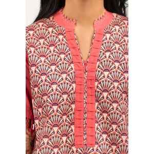 Ensemble chemise et pantalon en chiffon imprimé à l'écran, 2 pièces, modèle IPS-22-78 - Product Image 3