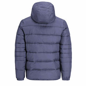 Veste d'hiver ultra-légère pour homme, coupe-vent, matelassée, vêtement d'extérieur, manteau léger, isolé, col montant - Product Image 4