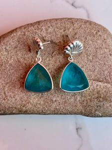 925 Sterling Silver Paraiba <b>Tourmaline</b> Handmade <b>Earring</b> For Women , Beautiful Women <b>Earring</b> . - Product Image 5
