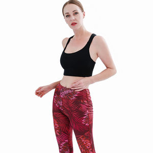 Women <b>Butt</b> <b>Lift</b> Sublimated <b>Legging</b> & Bra Sets Workout Fitness Gym Wear Seamless High Waist Women Custom Logo Sets OEM - Product Image 3