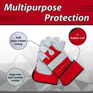 Acolchado resistente a impactos para condiciones duras Guantes DE TRABAJO Control de alto agarre para aplicaciones de taller Guantes DE TRABAJO - Product Image 5