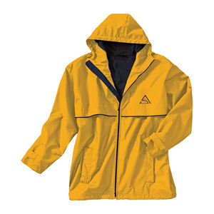 Vestes coupe-vent pour hommes, style streetwear, imperméables, coupe-vent, col montant, logo sur le devant, veste de pluie pour l'extérieur - Product Image 1