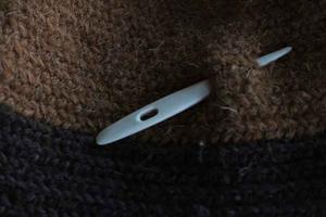 Aguja de Bordar de Cuerno de Búfalo, Aguja de Bordar Puntiaguda para Lana y Hilo, Accesorio de Costura Duradero para Tufting y Costura - Product Image 4