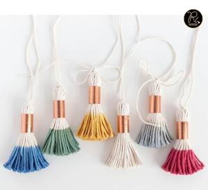 Tassle en macramé fait main pour l'artisanat DIY, attrape-rêves, décoration murale, rideaux, sacs, porte-clés, accessoires, style bohème, vente en gros, sur mesure - Product Image 1