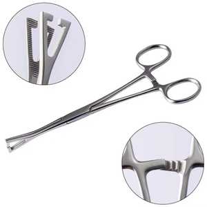 คู่มือชุดเครื่องมือปากคีบเพนนิงตันแบบมีร่อง ทำจากสแตนเลส - Product Image 2