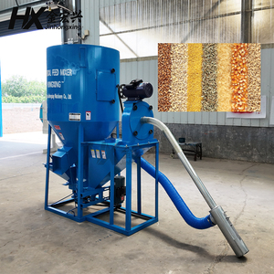Nuovo Trituratore Miscelatore Verticale a Doppia Vite per Uso Agricolo, per la Lavorazione di Grano <span class=keywords><strong>in</strong></span> Polvere e Pellet, Alta Sicurezza, <span class=keywords><strong>in</strong></span> Ghisa, 150-1500kg/h - Product Image 3