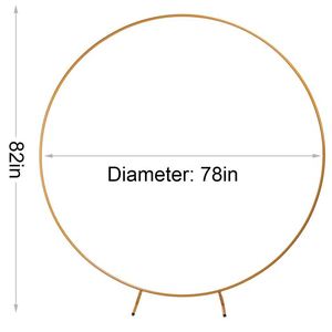 Soporte de Marco arqueado de jardín de hierro para decoración de escenario de oro hecho en La India para bodas, fiestas, Baby Showers, Material de Metal duradero - Product Image 4