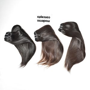 ผมต่อจากผมมนุษย์มัดผมตรงยาวทำจากธรรมชาติไม่ตรงตามธรรมชาติ - Product Image 4