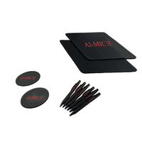 Ensemble cadeau d'entreprise de luxe AI-MICH, ensemble cadeau promotionnel noir avec logo, ensemble cadeau pour entreprise