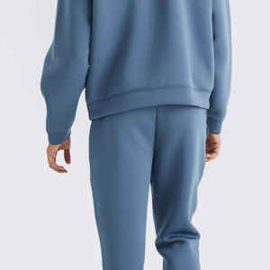 Survêtements de haute qualité 100% coton pour hommes, vêtements de sport en molleton personnalisés, jogging uni, survêtement surdimensionné - Product Image 2