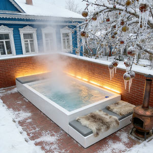 Piscina grande, jacuzzi, spa exterior, filtro y bomba para piscina, piscina exterior con luz, piscina circular - Product Image 6