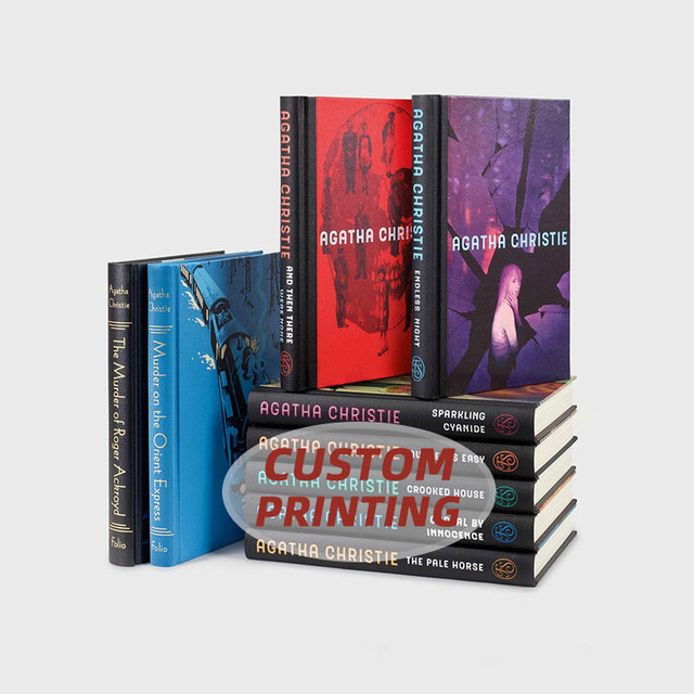 Custom Hardcover Book Printing Service Bulk Casebound Quality Sewing Binding Premium Finishing Offset Production Factory