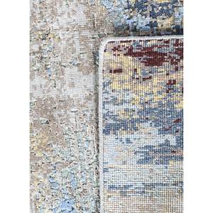 UVenuti พรมไหมพรมแบบถักมือลายนามธรรม, พรมถักไหมพรมขนสัตว์และผ้าไหมไม้ไผ่สีเทาและ Black-LRB-1550สำหรับใช้ในบ้าน - Product Image 5