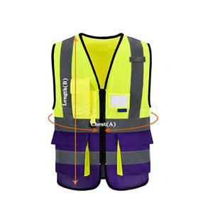 Oem ropa de trabajo chaleco de seguridad ropa de construcción Chaleco de trabajo reflectante Impresión de logotipo en chaleco de trabajo para la venta - Product Image 3