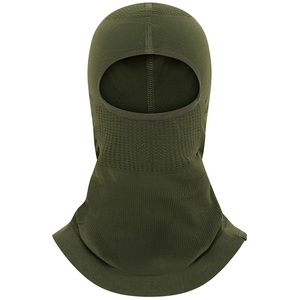 highly breathable face mask <b>head</b> <b>cover</b> thermal balaclava Seamless Tactical Balaclava - Olive Green Camouflage Custom - Product Image 1