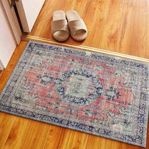 Floral Printed <b>Rug</b>, Green <b>Rug</b>, Turkish <b>Rug</b>, Custom <b>Rugs</b>, <b>Car</b> Mat <b>Rug</b>,Chenille <b>Rug</b> - Product Image 5