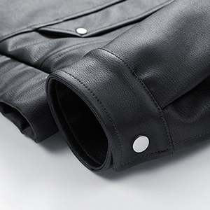 Chaqueta para hombre Otoño e invierno Moda Cálida Ropa informal de gran tamaño para hombre Piel de cocodrilo Chaquetas de talla grande para hombre - Product Image 2