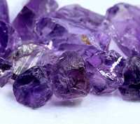 Piedra Preciosa de Amatista Púrpura Natural en Bruto, Cambio de Color, Tono Violeta Intenso, Genuina, Grado Excelente, 100 Gramos, 5mm, con Orificio, para Joyería
