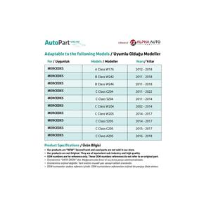 ท่อส่งคืนดีเซลสำหรับ W242คลาส Mercedes B W246-ยูโร5-สั้น - Product Image 2
