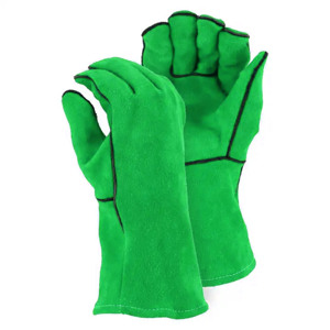 Gants de travail en cuir de vachette robuste Gants de sécurité pour le soudage industriel avec fonction anti-impact - Product Image 3