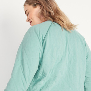 Prix usine 100% coton sweats à capuche à manches longues pour femmes chandails d'hiver unis personnalisés - Product Image 2