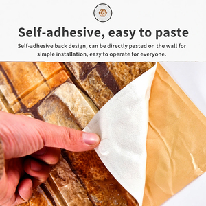 <span class=keywords><strong>Papier</strong></span> <span class=keywords><strong>peint</strong></span> vintage imperméable 3D à coller |   Autocollant amovible résistant à l'huile |   Chambre à coucher et cuisine/salon MOQ 1 rouleau - Product Image 6
