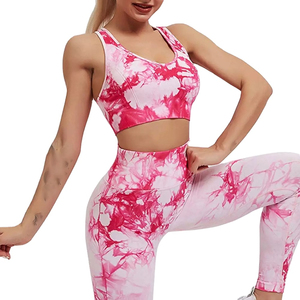 2025 <b>Tie</b> <b>dye</b> Yoga <b>set</b> for women High Elastic Yoga <b>Set</b> for Women Top Activewear Outfits Pattern Plus Size Fitness Suit - Product Image 4