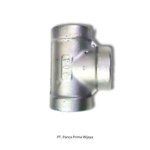 ตัวทีสเตนเลสขัดเงาขนาด1/4นิ้วทนทาน150 PSI รูปทรงเท่ากันปรับแต่งได้ทนทานต่อการกัดกร่อน - Product Image 2