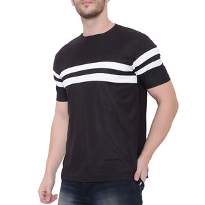 Camiseta Casual de Algodón para Hombre al por Mayor, Tejida, con Logotipo Personalizado, Manga Corta, Talla Grande, Diseño Sólido para Ropa de Trabajo - Product Image 2