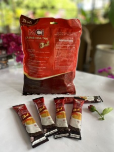 OEM Instant Coffee 3in1 24 Stick High Grade Dried Powder Cream Chocolate & Sugar Flavored Sweet Taste Bulk Bag - Product Image 3