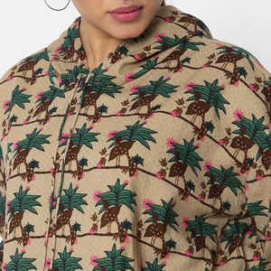 Survêtement de sport professionnel pour femme, haute qualité, écologique, en polyester/coton, extensible dans quatre directions, coupe ajustée, personnalisable OEM - Product Image 2