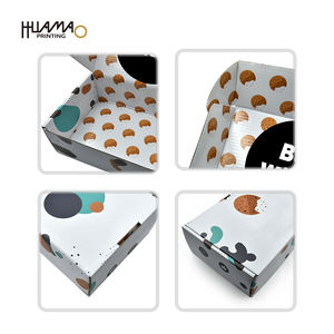 Cajas de Cartón Corrugado Impresas en 4C Personalizadas de Huamao, Caja de Envío Ecológica de Material Reciclado para Empaque de Galletas - Product Image 5