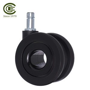 ล้อเลื่อนเก้าอี้สำนักงานแบบล้อคู่ขนาด3นิ้วพร้อมก้านวงแหวนแรงเสียดทาน - Product Image 5