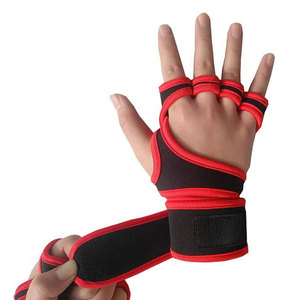 Men's <b>Half</b>-Finger Breathable Lightweight Non-<b>Slip</b> Leather Gloves for Fitness Workout Bicycle Sports Weight Gloves - Product Image 2