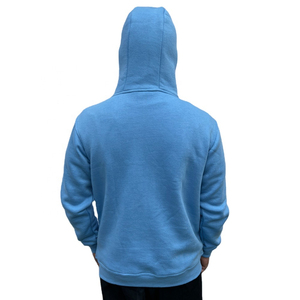 OEM Sweat à capuche zippé 100 coton de haute qualité avec logo brodé Sweat à capuche intégral avec LOGO Pour hommes Sweat à capuche zippé complet Sky - Product Image 2