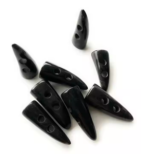 Botones de palanca Interruptores de palanca sostenibles de 2 orificios para decoración de ropa por artesanía creciente - Product Image 1